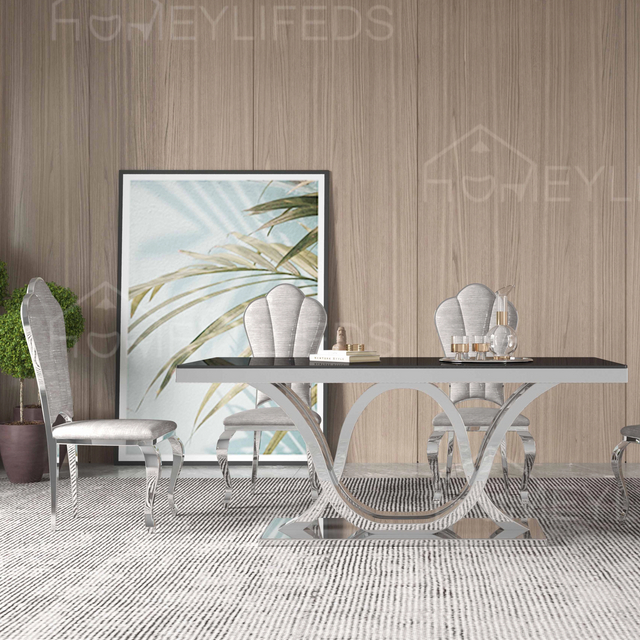 Modern Design Luxury 8 Or 10 Seater 2m Or 2.4cm Marble Dining Table