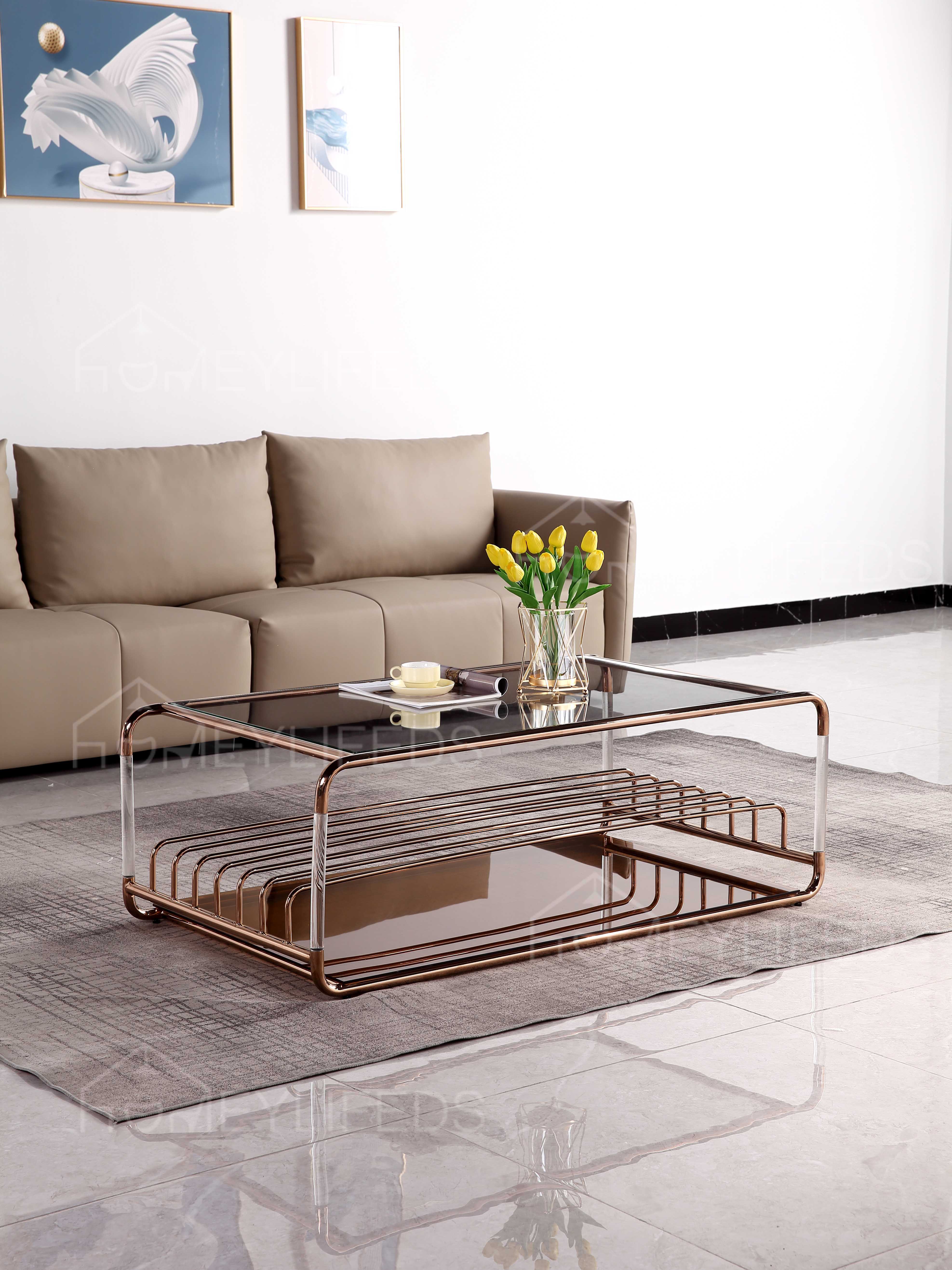 Living Room Furniture Hot Sale New Design Sintered Stone Or Marble Coffee Table