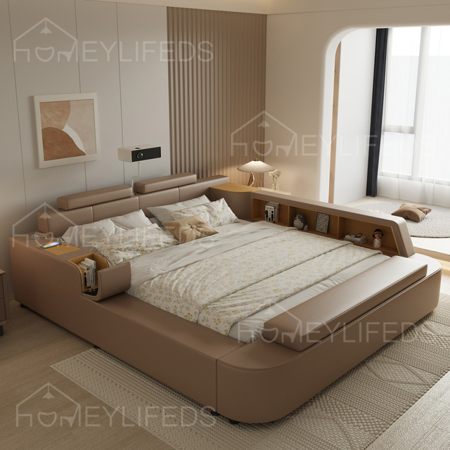 Modern Multifunctional Metal Fabric Sofa Bed Frame Storage Low Price Foldable Bedroom Furniture